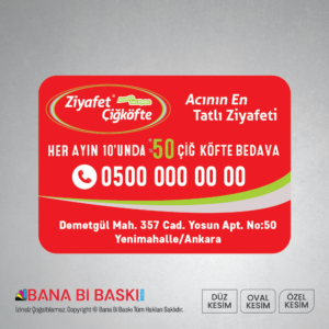 Ziyafet Magnet Baskı KM029