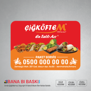 Çiğköftem Magnet Baskı KM030