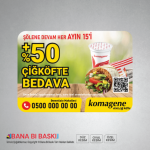 Komagene Çiğ Köfte Magnet Baskı KM003