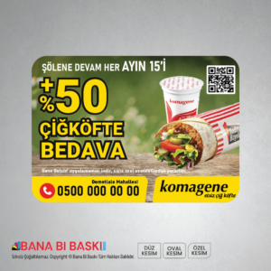Komagene Çiğ Köfte Magnet Baskı KM001