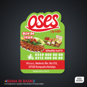 Oses Magnet Baskı (Özel Kesim) S002
